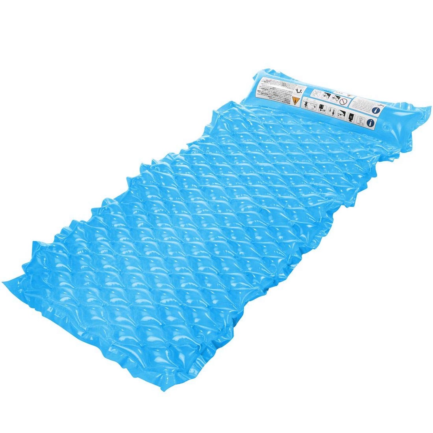 Golfmat Blauw 218 x 88 cm - Zwemmat en Strandlaken