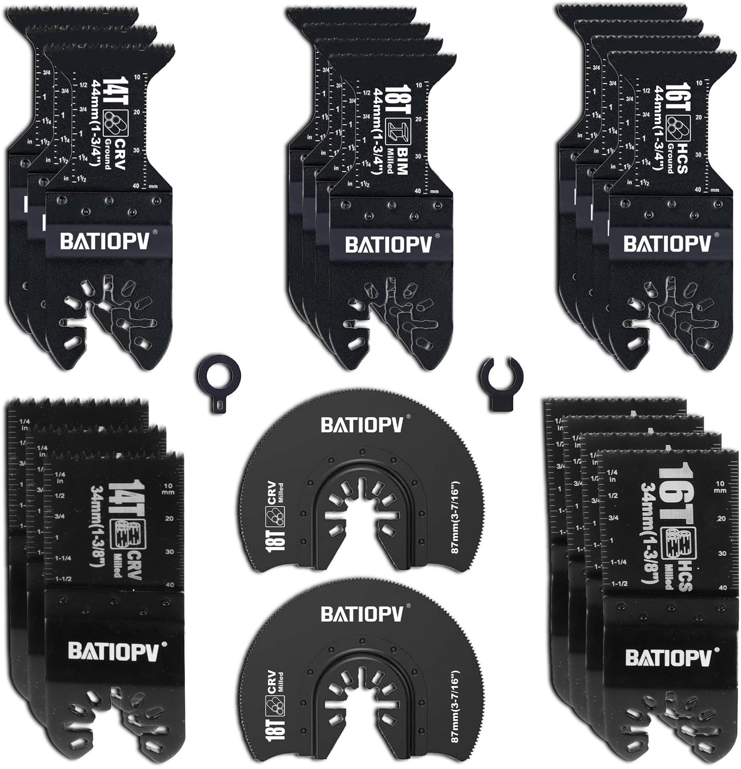 Oscillerende Tool Bladen Set van 22 Stuks