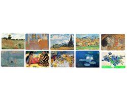 Cartexpo Vintage Placemats met Themaschilderijen - Set van 10