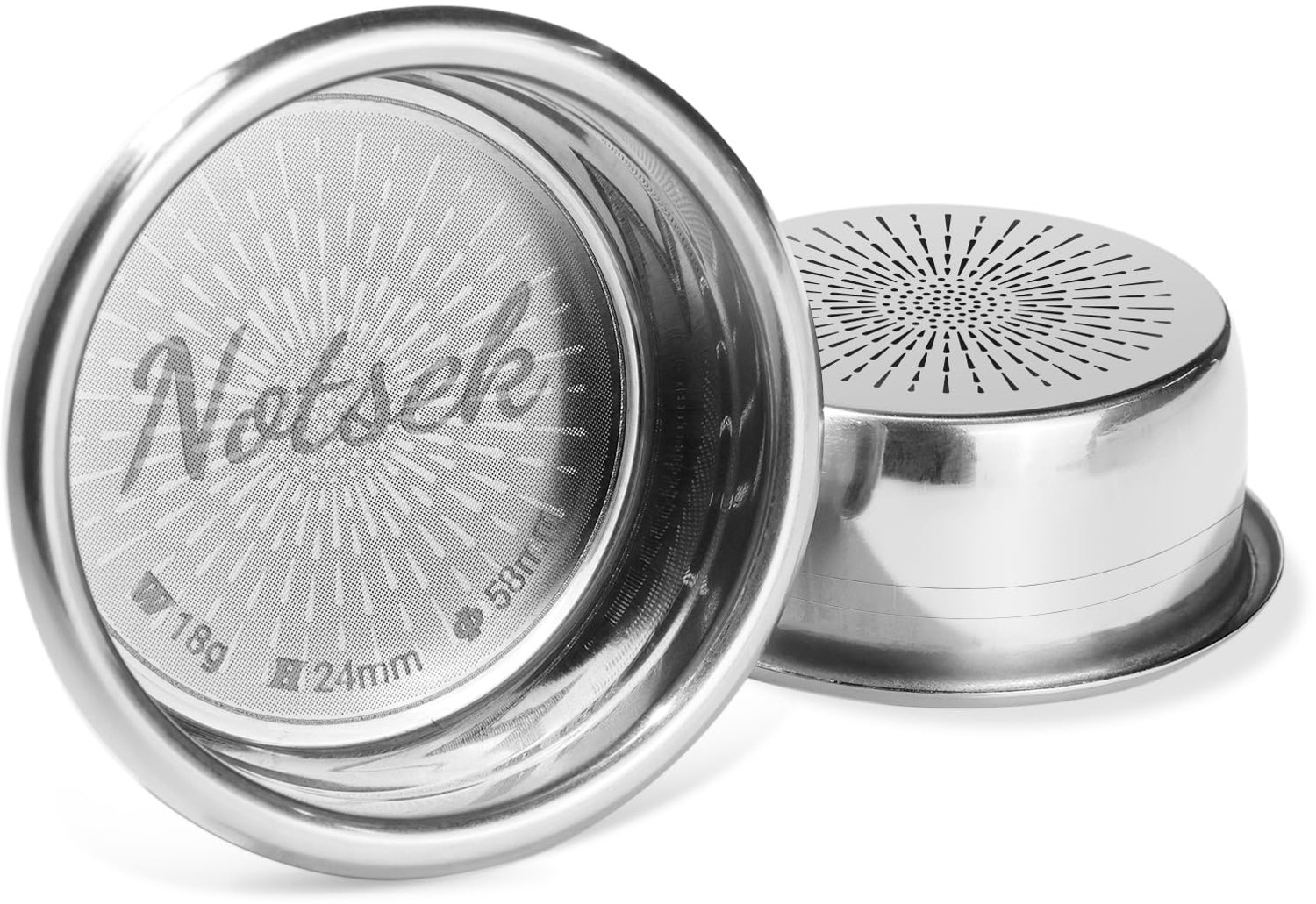 Dubbele Espresso Filtermand voor 58 mm Filterdrager