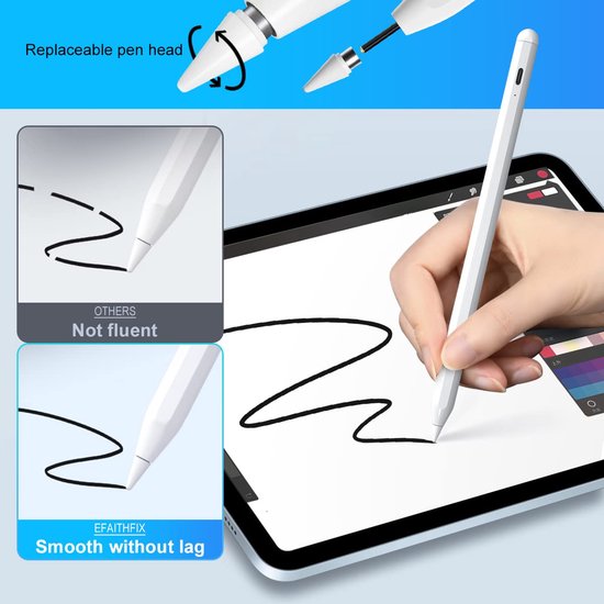 Universele Stylus Pen voor Touchscreen Apparaten — afbeelding 3