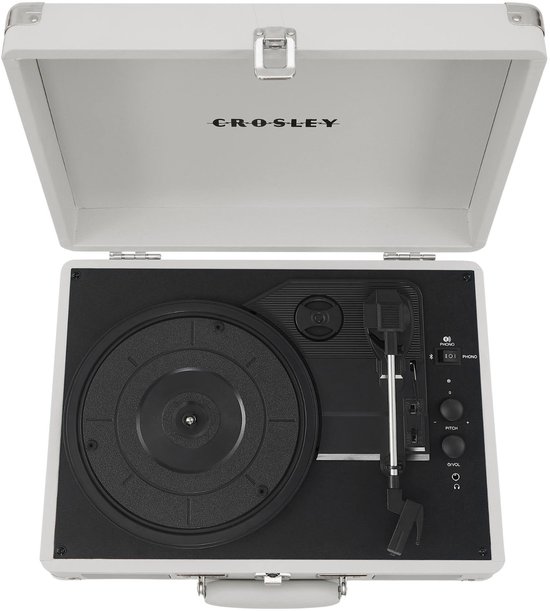 Crosley Cruiser Plus platenspeler - Wit - Bluetooth in/uit — afbeelding 2