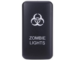 Toggle Switch - 12V Auto Rocker Switch - Met Blauwe LED - Geschikt voor Hilux en Landcruiser - Ideaal voor Zombie Lights