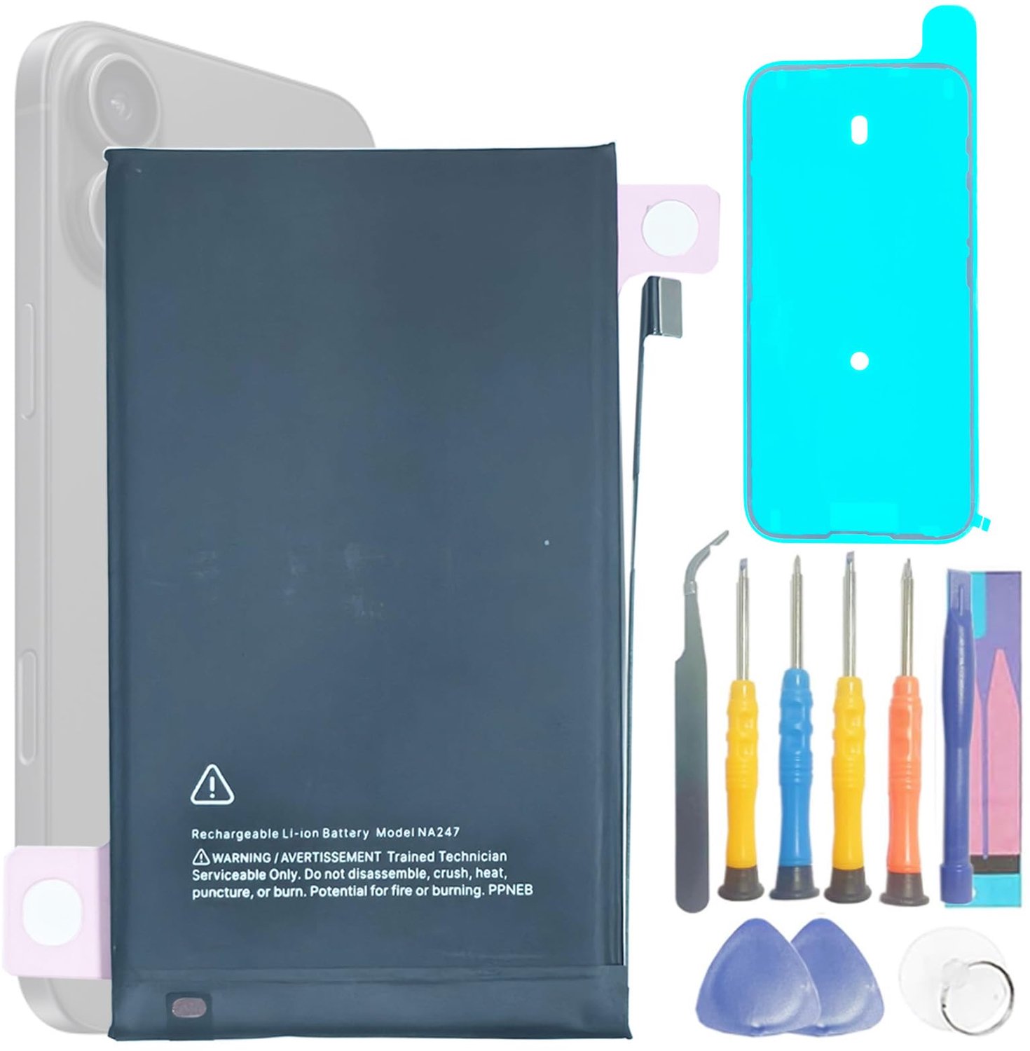 Vervangende Batterij voor Telefoon 16 Plus 4674mAh