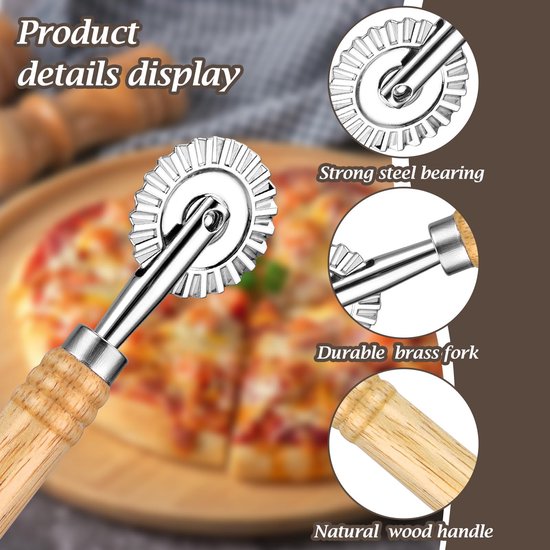 Professionele Pastacutter met Roller van Zinklegering — afbeelding 2
