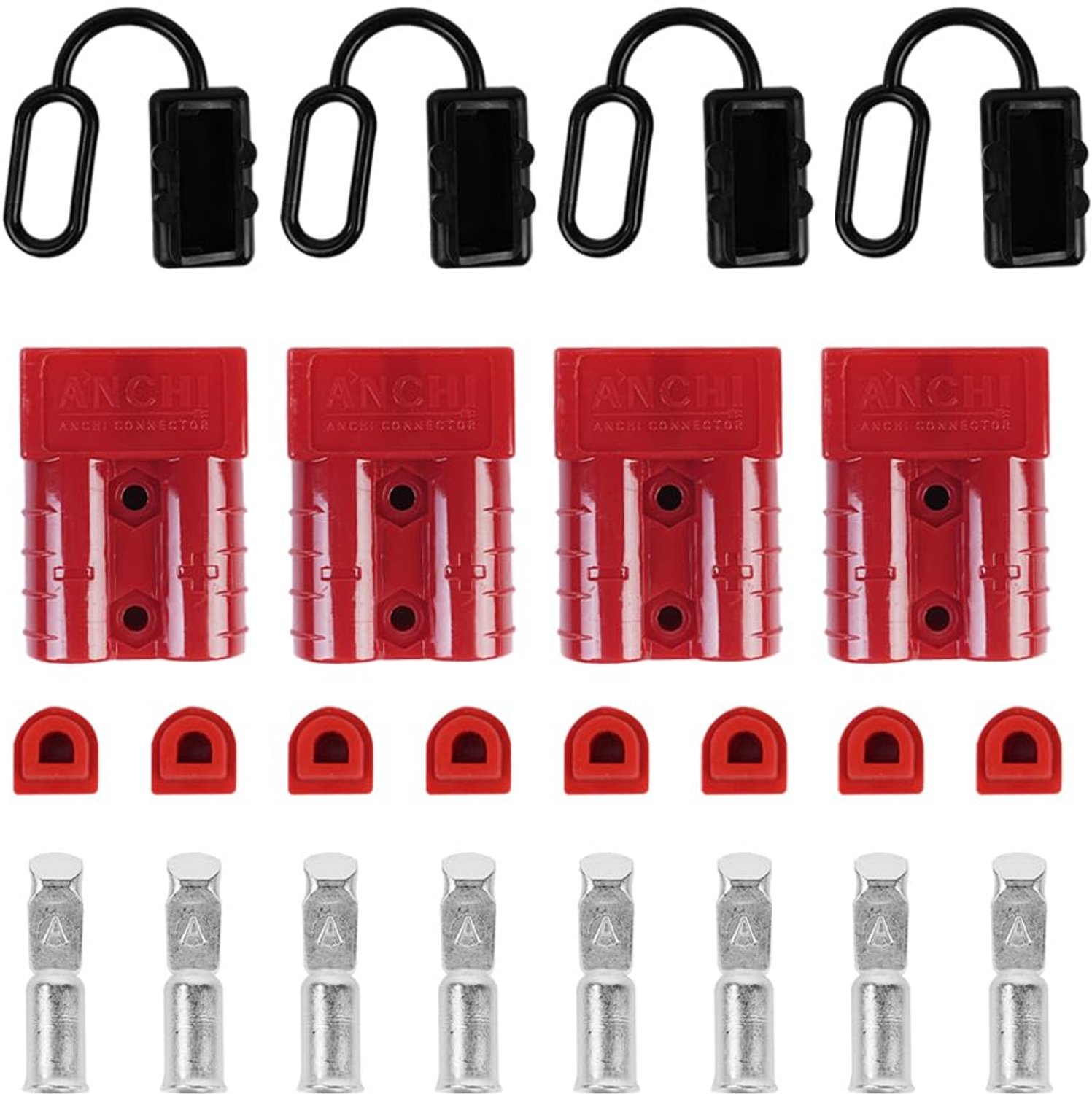 Stroomconnector - Lierconnector - Hoogwaardige snellaadconnector voor elektrische voertuigen - Compact formaat - Duurzaam en slijtvast -...