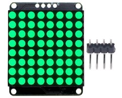 Dot Matrix Module 8x8 - HT16K33 I2C LED Drivers - 4-pins Mannelijke Pin - Eenvoudig te Gebruiken - Stapelbaar Design
