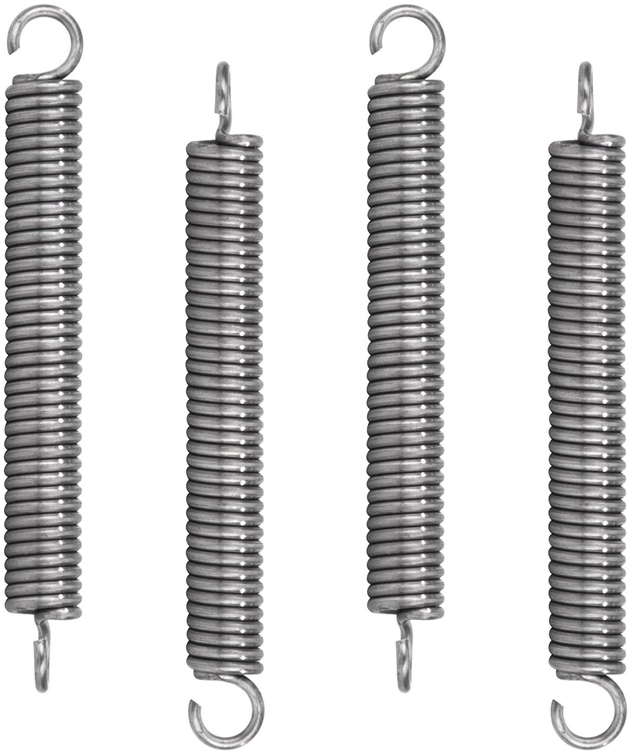 Rvs Tension Springs met Haak - 50 mm, 6 mm Buitendiameter, 1 mm Draaddiameter, Voor Kracht en Spanning, Ideaal voor Mechanische Toepassingen en DIY Projecten