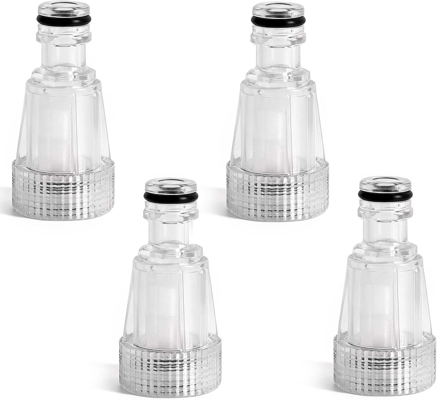 Waterfilters voor Hogedrukreiniger - 4 Stuks 3/4 Inch Tuinfilter met 25mm Aansluiting, 180 Micron voor Tuinpomp en Motorhome