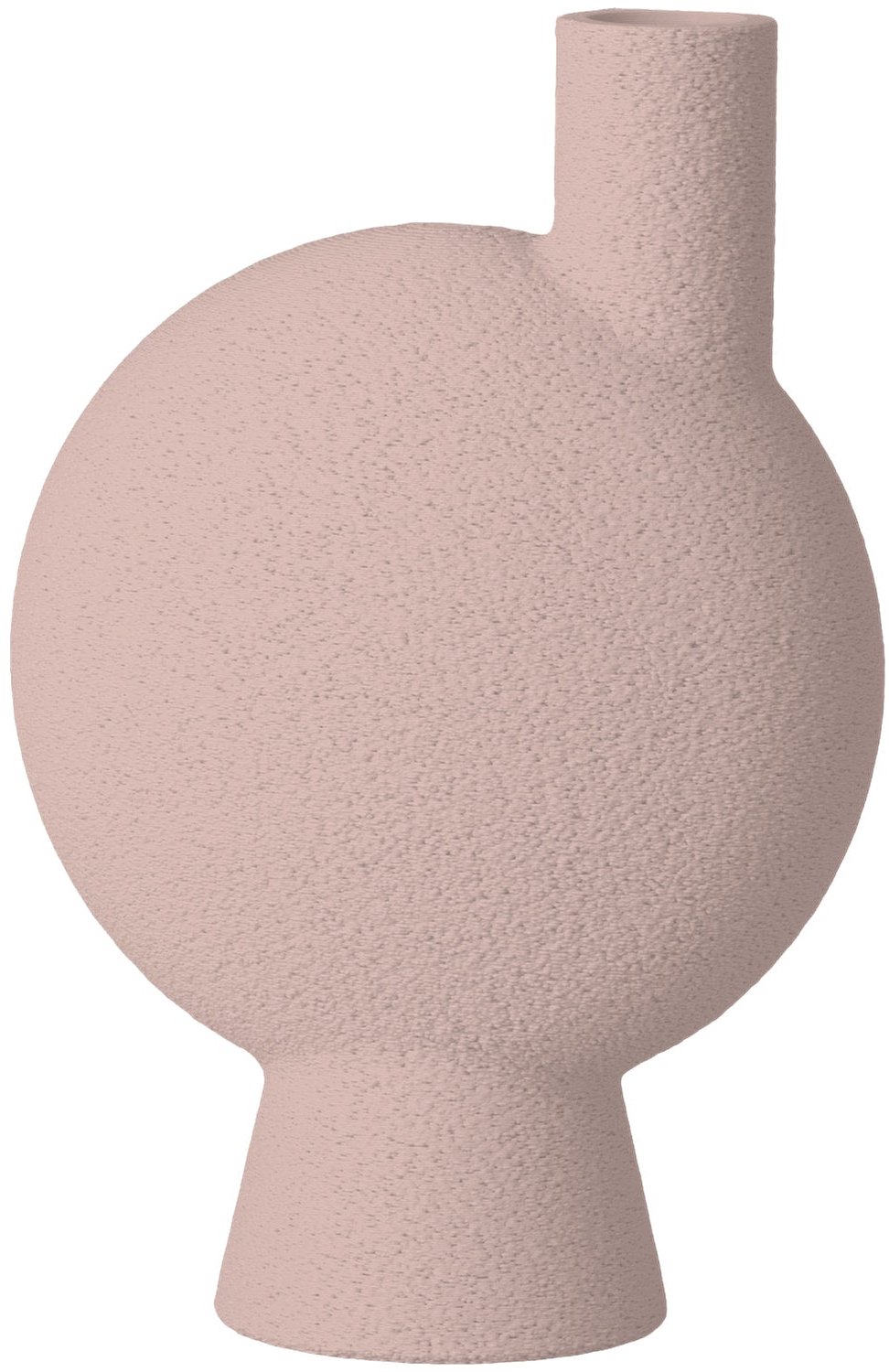 Layvo HELIA Vaas - Bloesem - D17 x H25 cm - droogbloemen vaas - organische vaas - gerecycled plastic