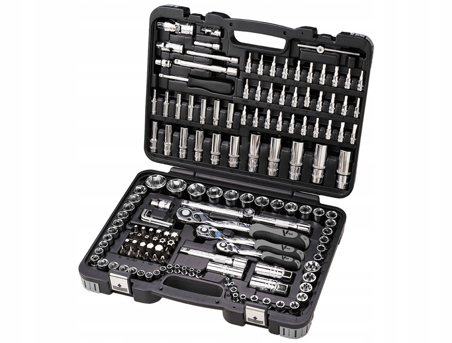 V-PLUS 151-delige DOPPENSET 1/4" + 3/8" + 1/2" - VR-0972