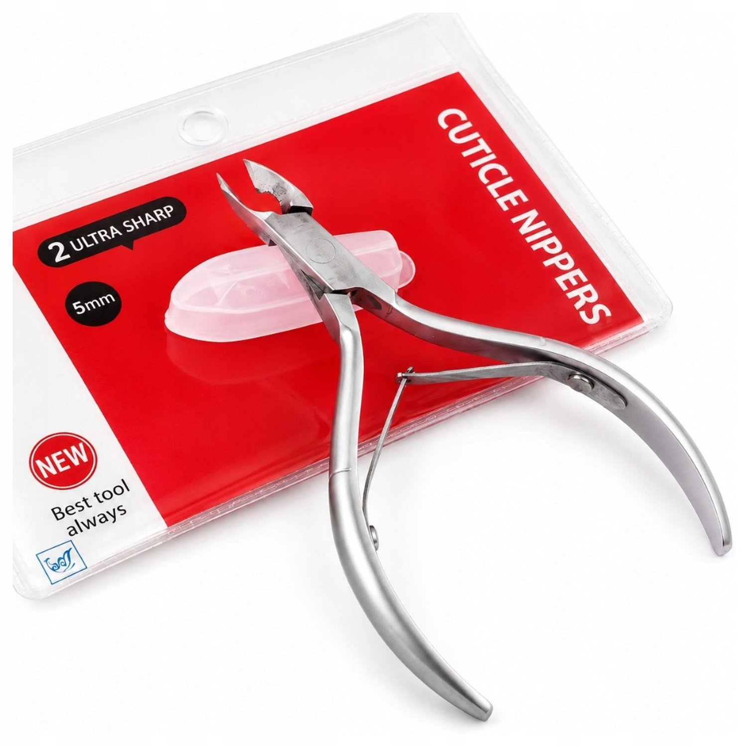 PHQ PREMIUM Zilveren Nagelriemtang 5mm - Professioneel & Ergonomisch