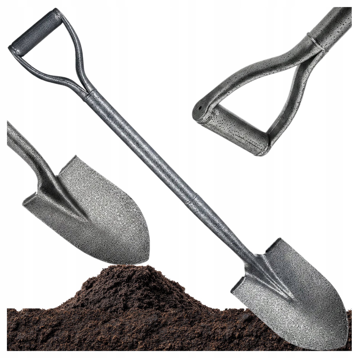 Stevige Metalen Tuinschep 100 cm - Lichtgewicht & Duurzaam