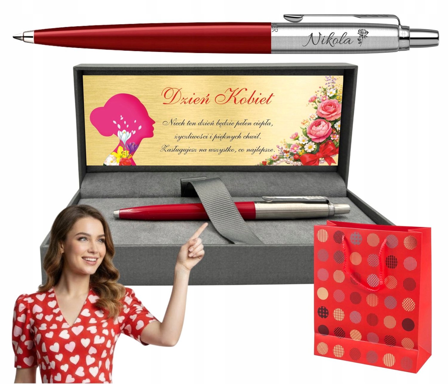 Parker Jotter Rode Pen met Gravure - Perfect Cadeau