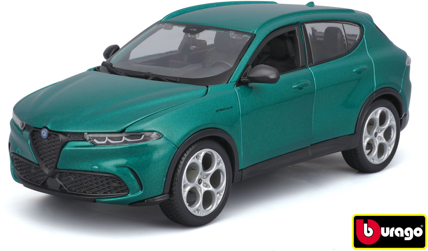 Alfa Romeo Tonale 2022 groen 1:24 model BBurago 21109