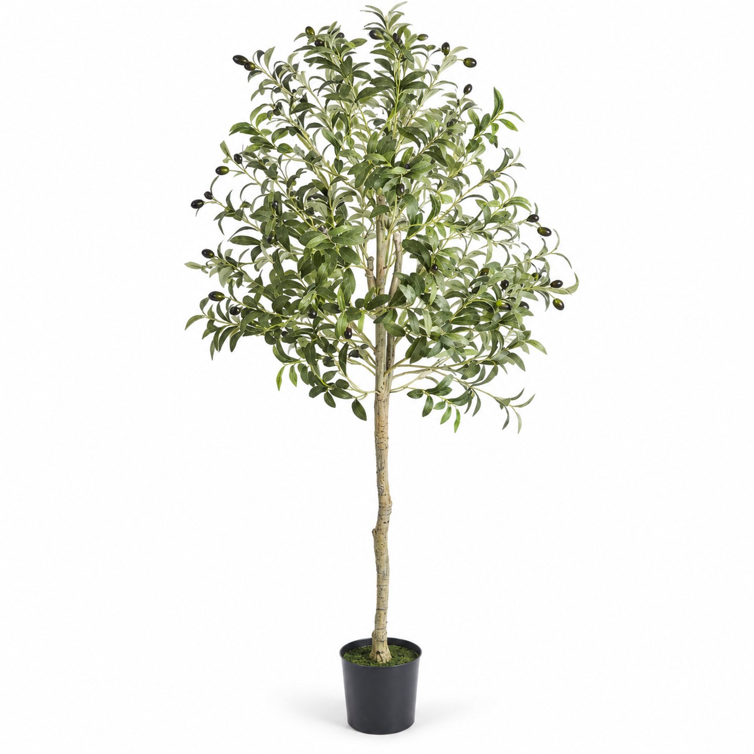 Luxevo Kunst Olijfboom 150 cm – Kunstplant Olijfboom – Groen