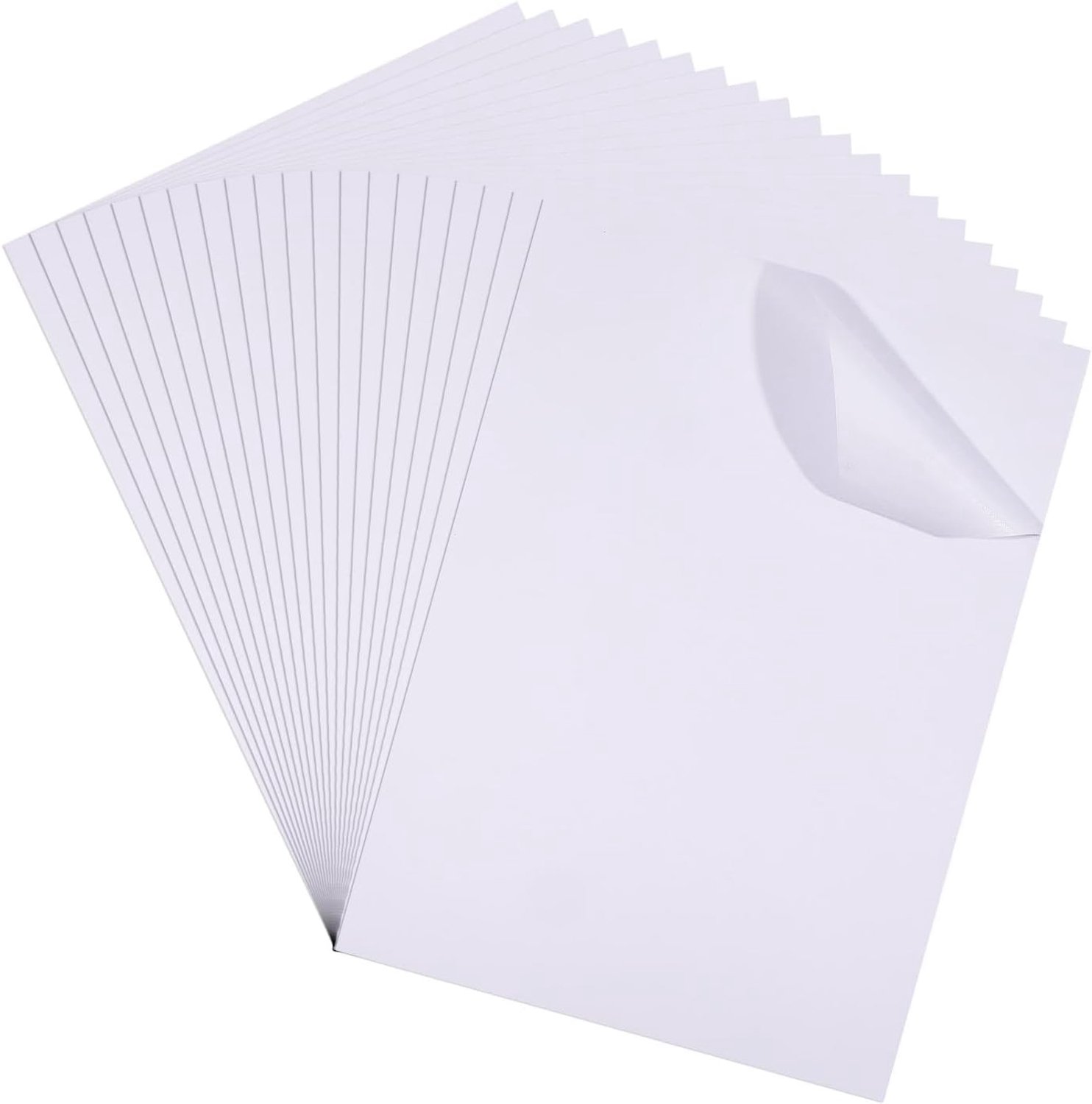 Bedrukbaar vinylstickerpapier A4 - 30 vellen dubbelzijdig plakband - Zelfklevend voor inkjetprinters - Vemera