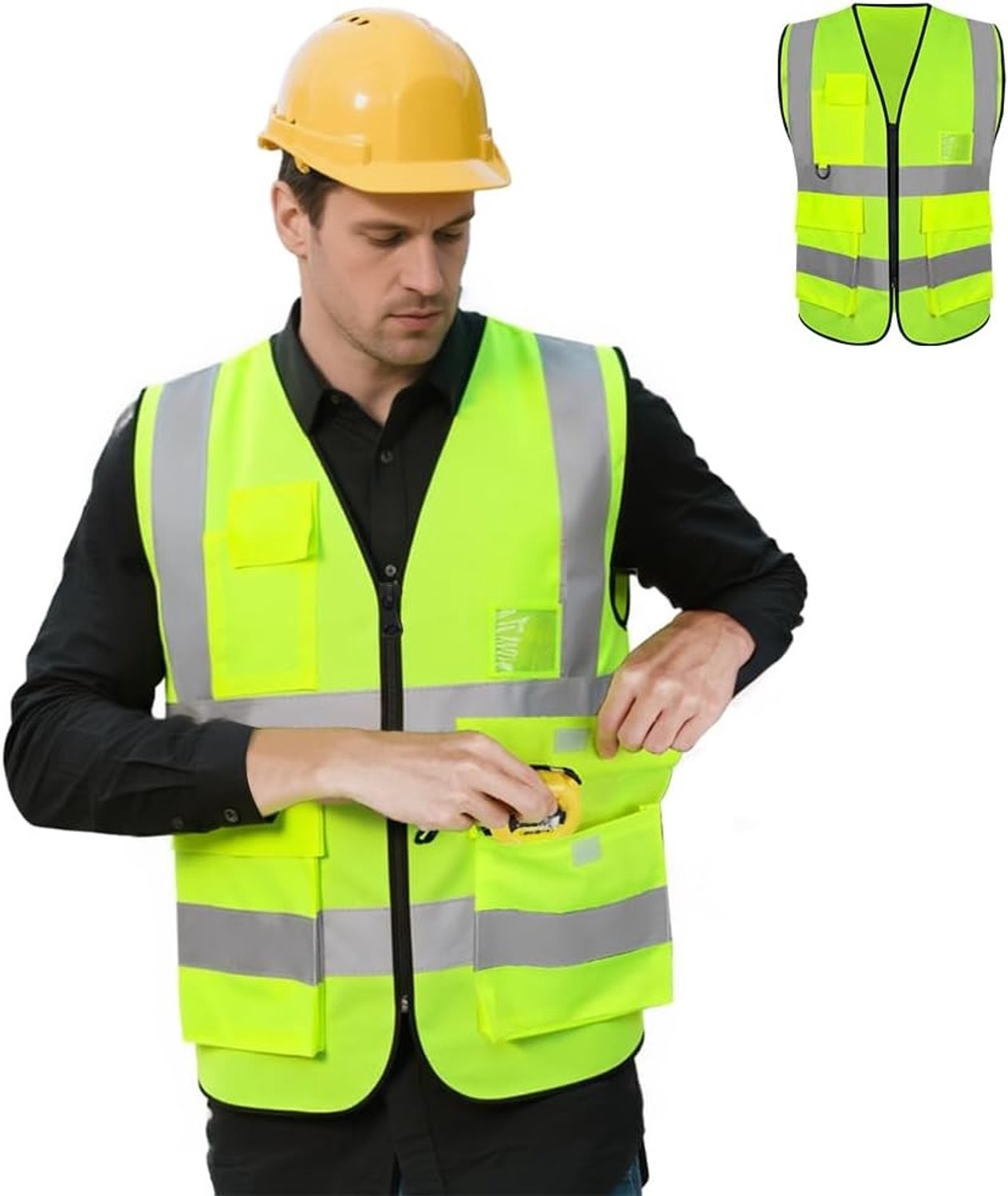 Reflecterend Veiligheidsvest voor Hardlopen en Werken, Unisex Veiligheidskleding, Hoogzichtbaar en Ademend
