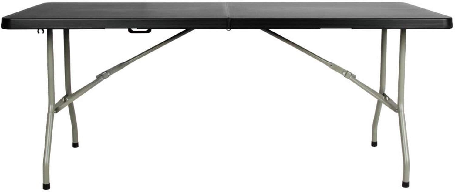 Bolero Rechthoekige Centraal Opvouwbare Tafel 6ft Zwart