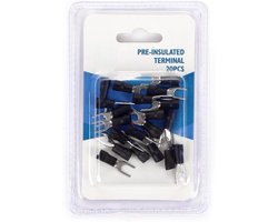Voorgeïsoleerde terminal SV1.25-4 - zwart - 20 stuks/blister - ideaal voor elektrische verbindingen - m-winkel