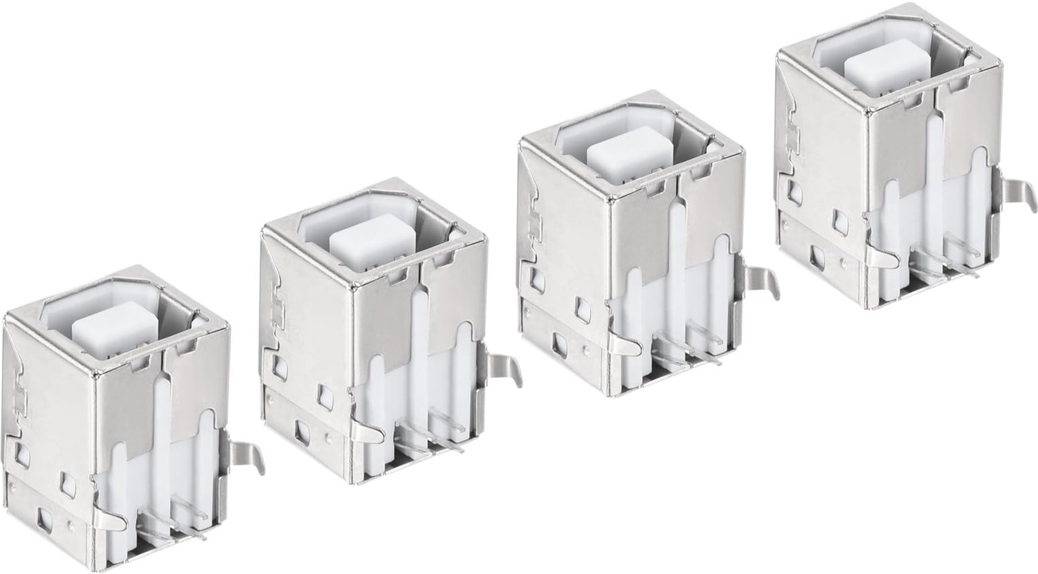 Set van 4 USB Type B Hoeksteunen voor Printer en Computer