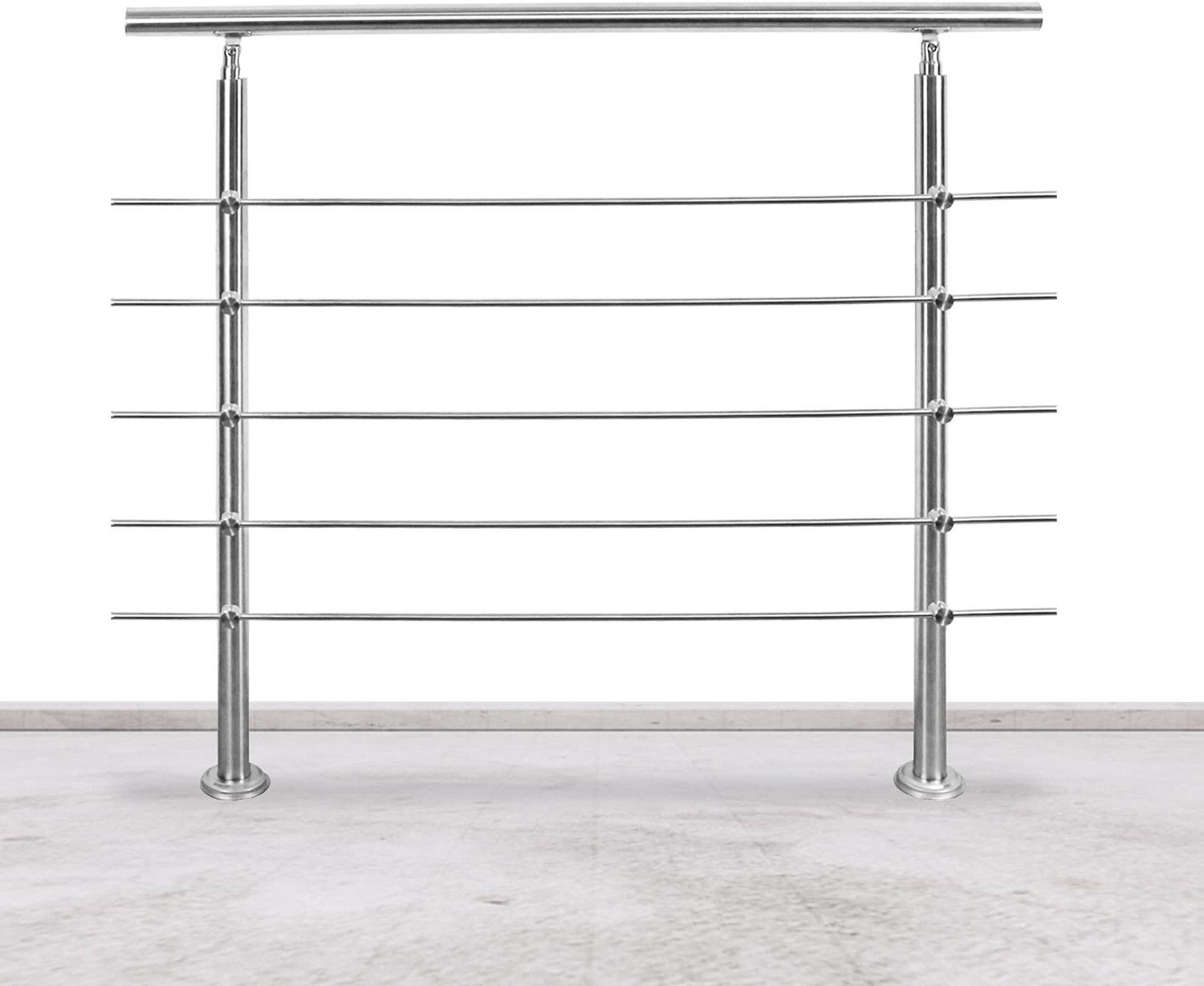 Trapleuning - 180 cm - Met 5 Korte Stangen - Verstelbaar