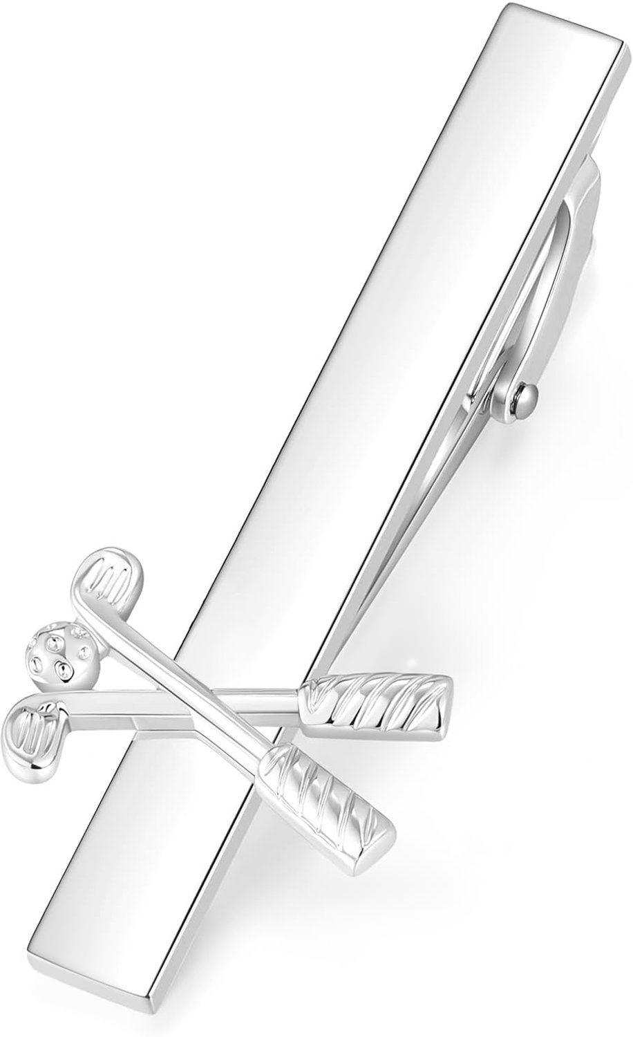 Golfbalclubs Tie Clip 5,4 cm - Koper - Sportliefhebber - Perfect voor zakelijk of huwelijkscadeau - ServiceTopper