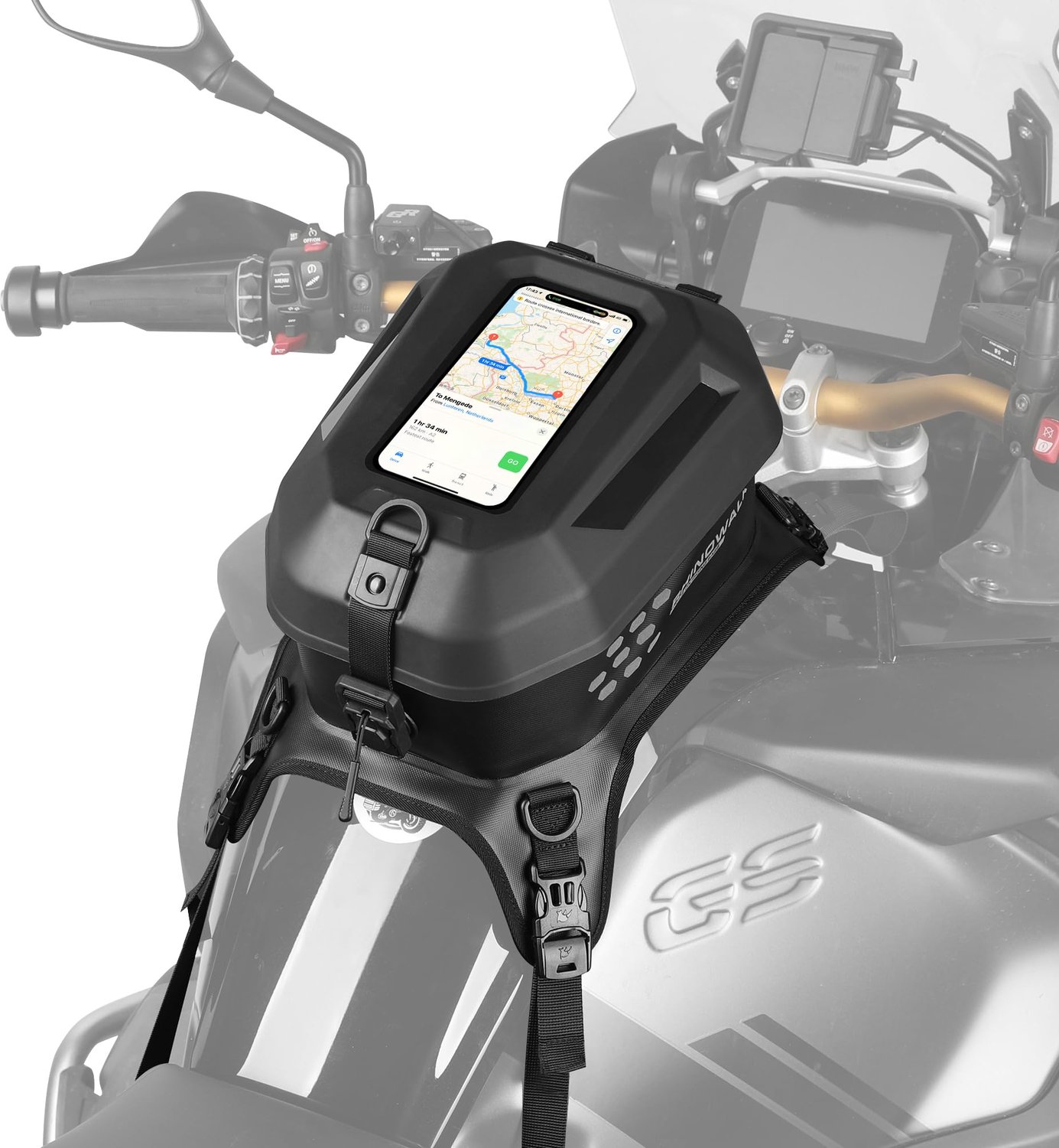 Waterdichte Motor Tanktas met Touchscreen