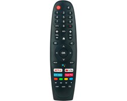 Spraakafstandsbediening - compatibel met DIGIQUEST Inves TV - lichtgewicht en ergonomisch - eenvoudig in gebruik - Vemera
