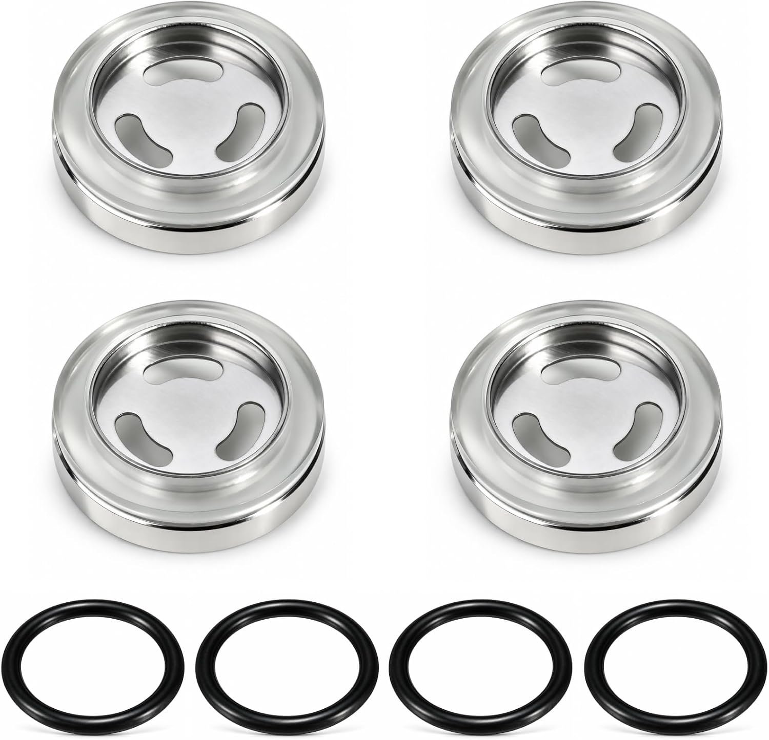 rempomp-kijkglas 18 mm - set van 4 met afdichting - duidelijke niveaucontrole - ServiceTopper