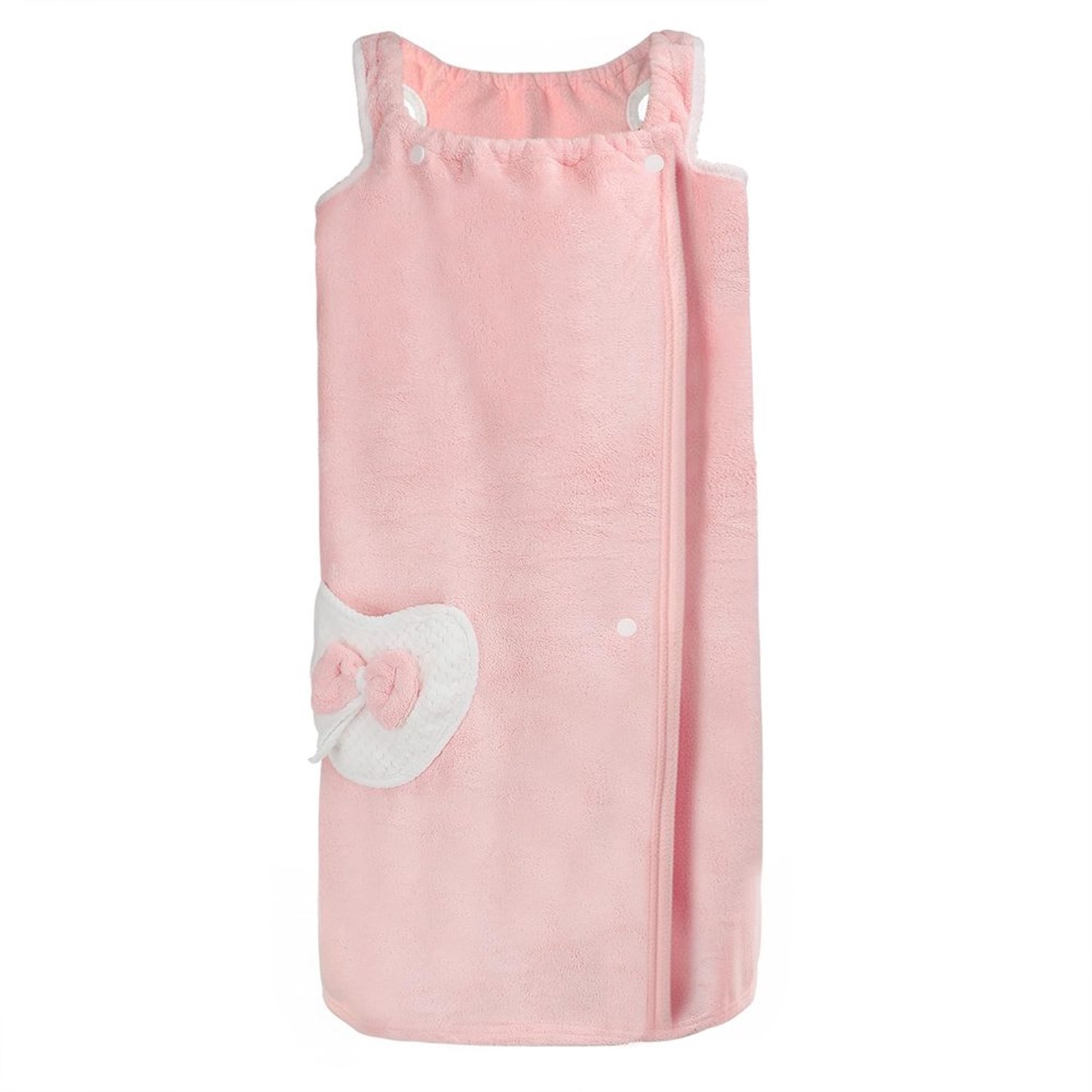 Sauna Kilt voor Meisjes - Microvezel met Sluiting - 120 x 65 cm - Roze