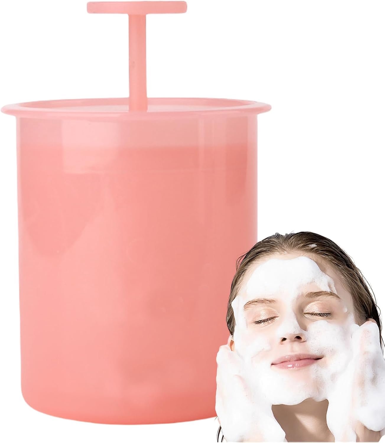 Schuimzeepschuim - shampoo frother - zeepbellenmuis reisbedding oorzaak CAGE VOOR ALLE huidtypes, huidverzorgingstools