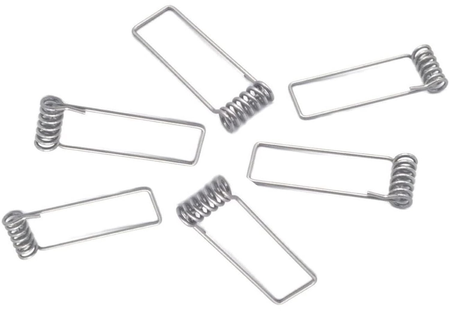 Drukveer, vervangende veren Torsieveer, kleine veer, torsieveer, platte torsieveer 316 roestvrijstalen borgveer Clip lock-up for lichte downlight-plafondverlichting Clips (maat: FW316-GS1.3