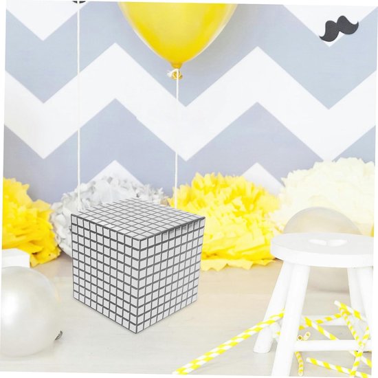 Dozen 4 Stuks Decoratieve Disco Kubusdozen Voor Bruiloft Feest Gunst Feest Ballondoos — afbeelding 5