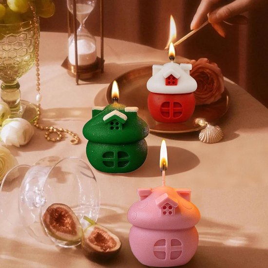 Kaarsvormen 3D Decoratief — afbeelding 4