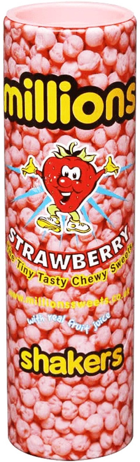 Millions Shaker Strawberry - Zacht snoep - 20 x 82 g
