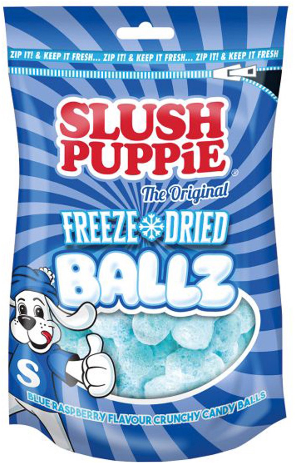 Slush Puppie Freeze Dried Ballz - Snoep - 12 x 35 g