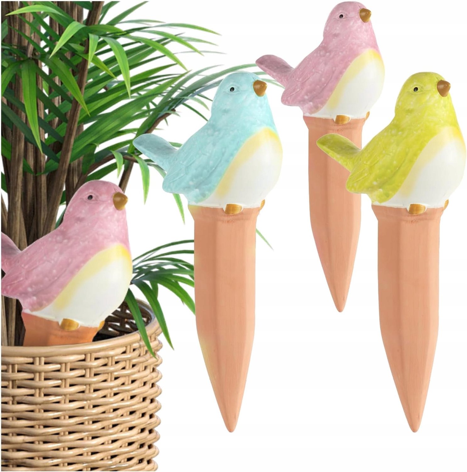 Merkloze Automatische Planten Watergevers - 3 Stuks Vogels