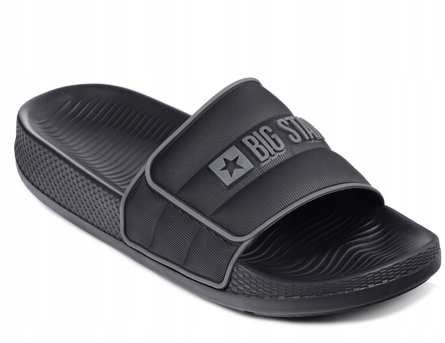 Big Star Heren Slippers Zwart - Maat 40 - Lichtgewicht & Comfortabel