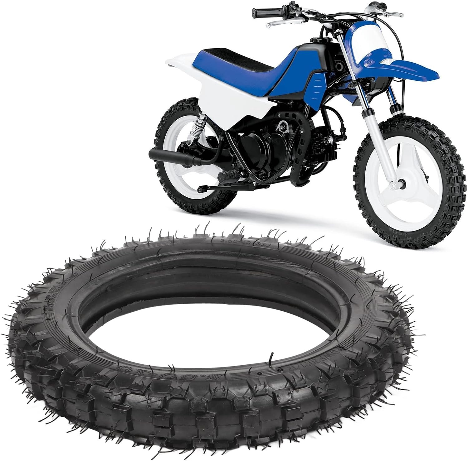 Binnenband Set met Explosieveilige Rubber voor 50cc 70cc 90cc 110cc