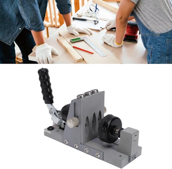 Pocket Hole Jig Kit, 15 Graden Enkelzijdige Bediening — afbeelding 4