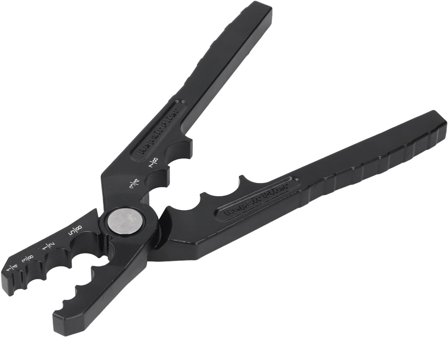 Reparatietang voor koperen buizen, 6 gaten, professioneel aluminium buisronder, gereedschap, handmatige reparatieset voor koperen buizen, voor HVAC-loodgieterswerk en doe-h
