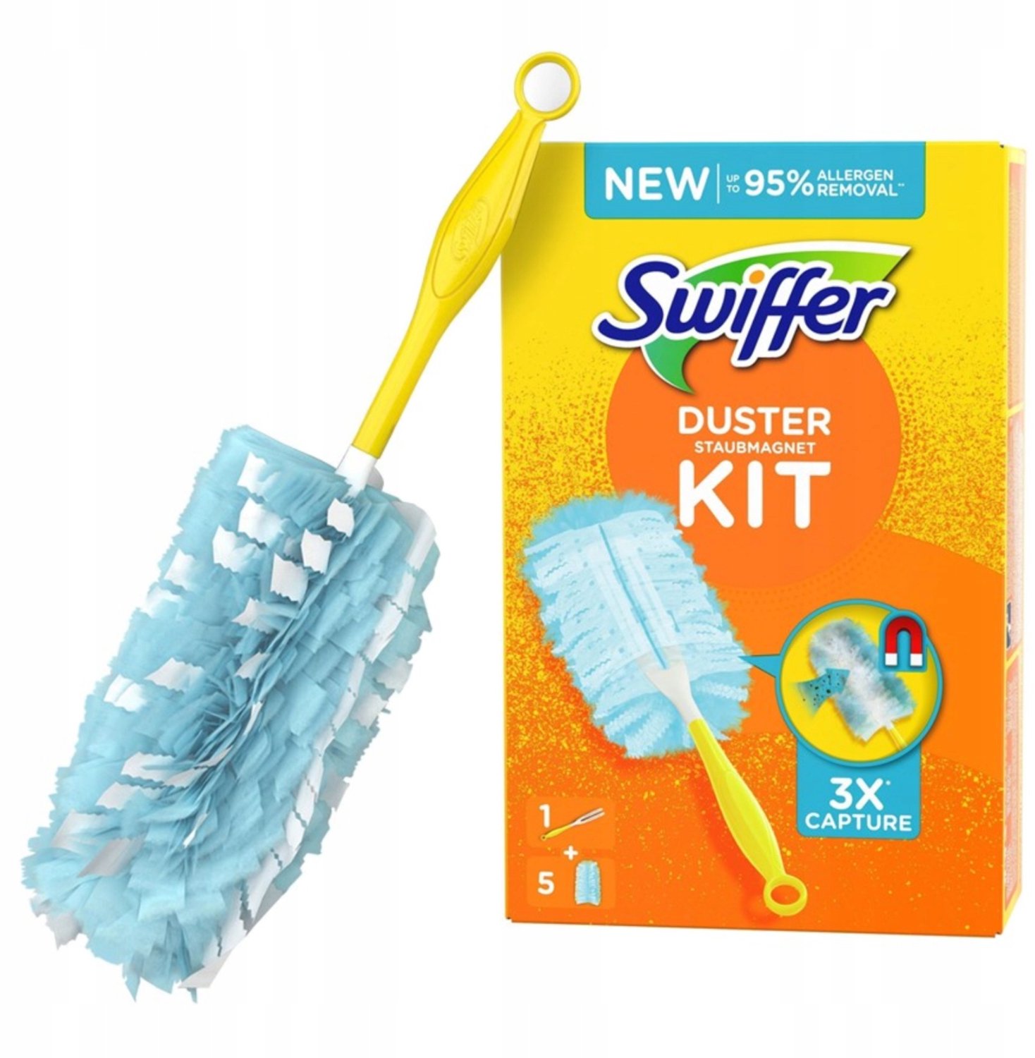 Swiffer Duster Kit (Incl. 1 handvat en 5 navullingen)