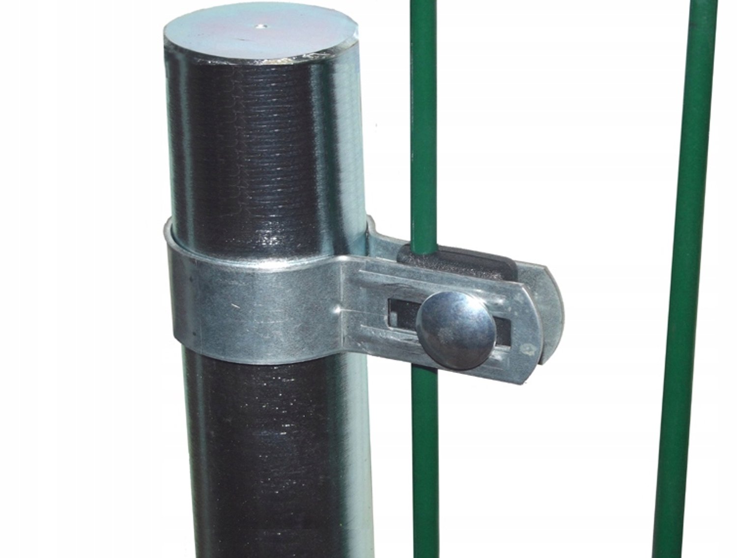 Groene Eindklem voor 48mm Tuinschermen - RAL 6005