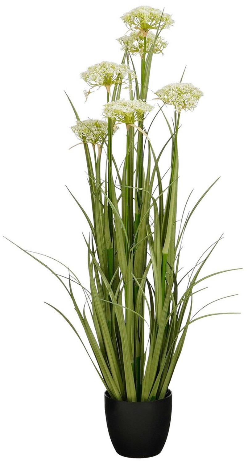 Kunstplant Siergras Wit