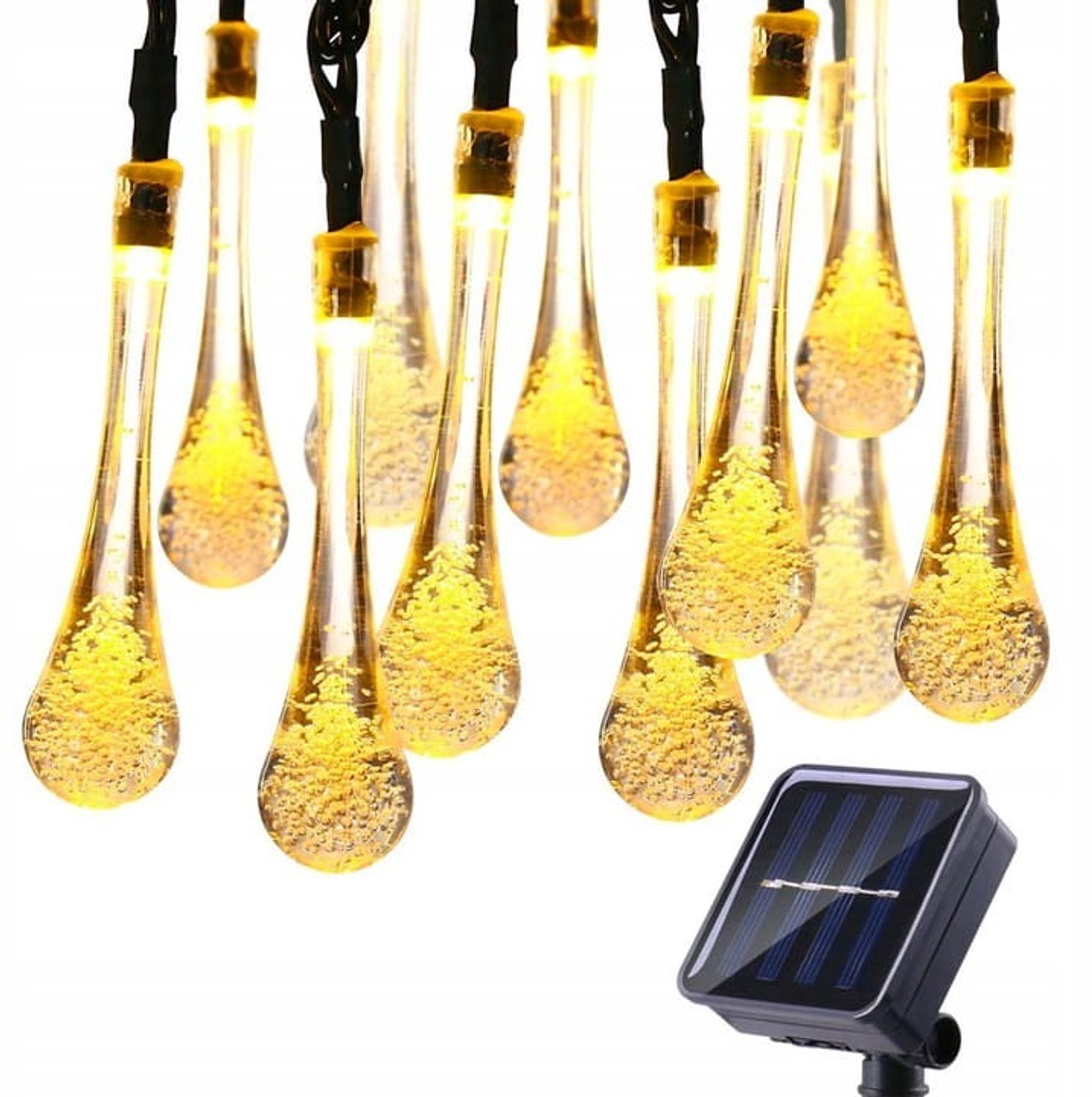 Solar Tuinslinger Druppels 40 LED Warm Wit IP44