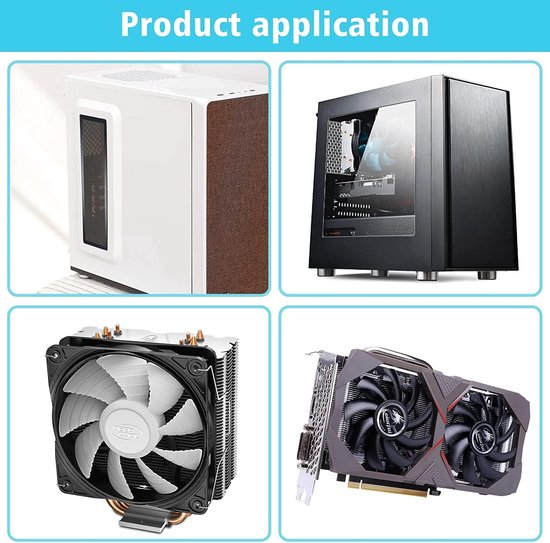 [4 stuks] 360x120mm PC Case Dust Mesh Filter, Magnetische Frame ...