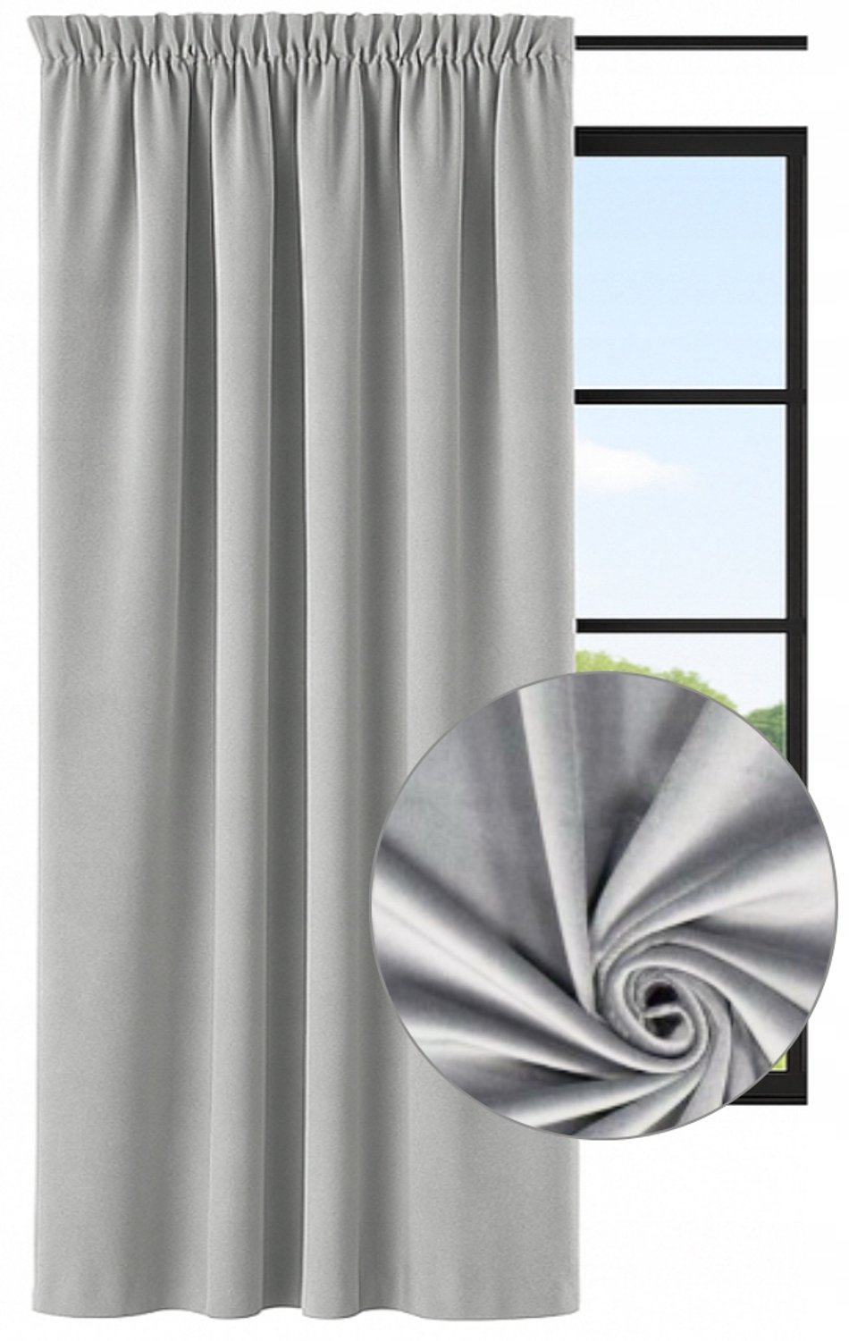 NOW-ART Velours Gordijn 140x180 cm - Stijlvol en Zacht Grijs