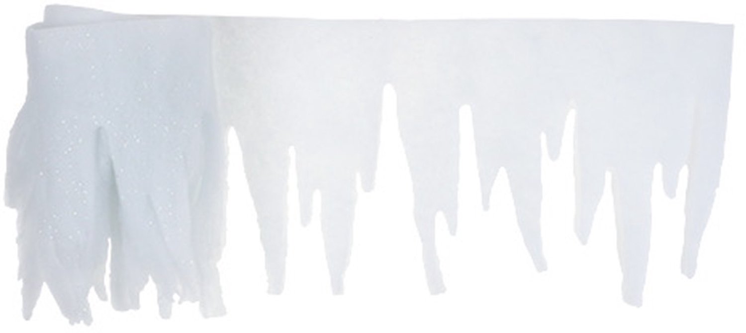 Rand polyester l200b30h1cm wit