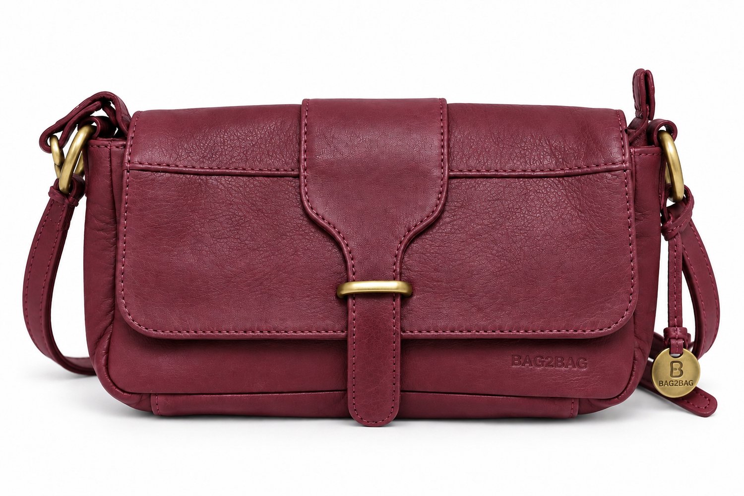 Bag2Bag New Napels Schoudertas - Burgundy